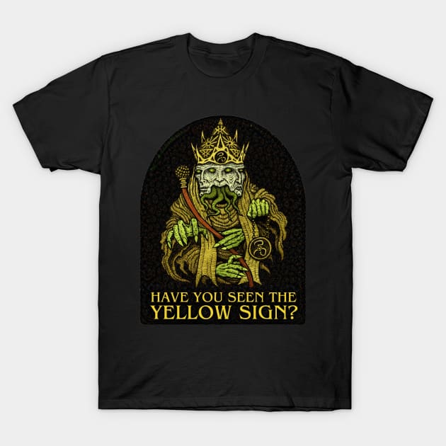 Trifaccia Yellow King - Azhmodai 2018 T-Shirt by azhmodai